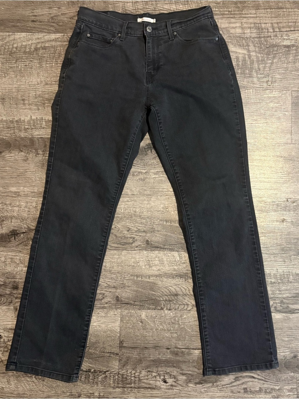 Levi’s 505 Jeans Women’s 8M Black Straight Denim